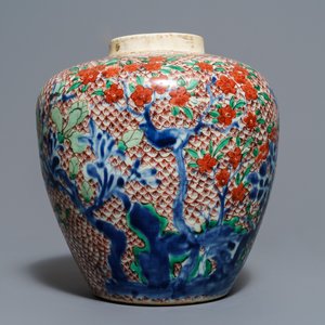 Een Chinese wucai gemberpot, Transitie periode — foto 7