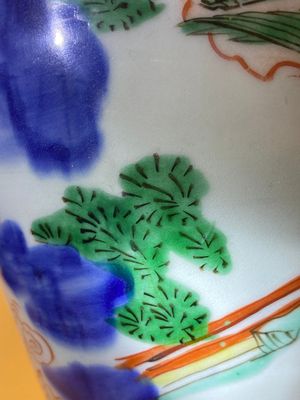 Een Chinese wucai 'onsterfelijken' vaas, Transitie periode — foto 17
