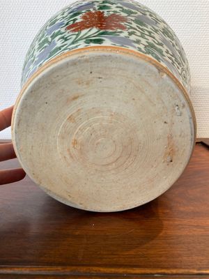 Een Chinese wucai vaas met feniksen en pioenslingers, Transitie periode — foto 7