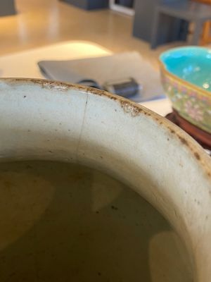 Een Chinese wucai vaas met houten deksel, Transitie periode — foto 12