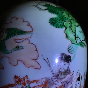 Een Chinese wucai vaas met onsterfelijken, Transitie periode — foto 16