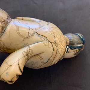 Een Chinese zeepstenen figuur van de onsterfelijke Han Xiangzi, Kangxi — foto 21