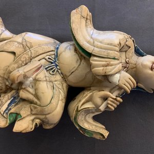 Een Chinese zeepstenen figuur van de onsterfelijke Han Xiangzi, Kangxi — foto 22