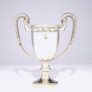 Een Chinese zilveren twee-orige trofee met een phoenix, 19e eeuw — foto 2