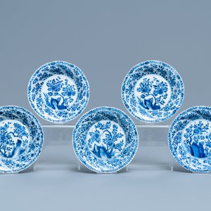 Een collectie blauw-wit Chinees porselein, Kangxi — foto 2