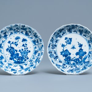 Een collectie blauw-wit Chinees porselein, Kangxi — foto 4