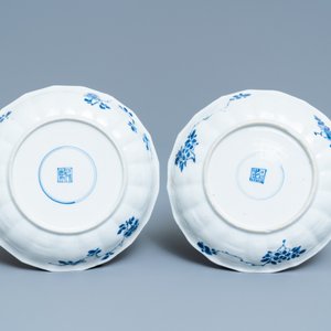 Een collectie blauw-wit Chinees porselein, Kangxi — foto 5