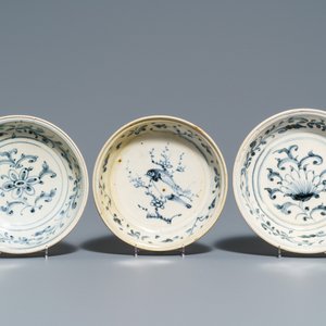 Een collectie blauwwitte Annamese stukken uit het Hoi An wrak, Vietnam, 14/15e eeuw — foto 2
