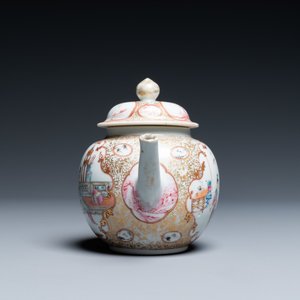 Een collectie Chinees famille rose theegoed, Yongzheng/Qianlong — foto 24
