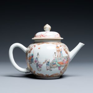 Een collectie Chinees famille rose theegoed, Yongzheng/Qianlong — foto 25