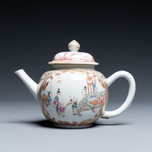 Een collectie Chinees famille rose theegoed, Yongzheng/Qianlong — foto 27