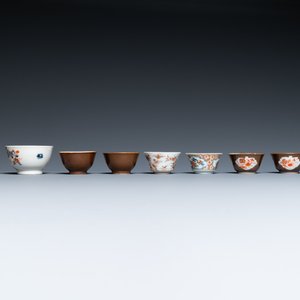 Een collectie Chinees famille rose theegoed, Yongzheng/Qianlong — foto 8
