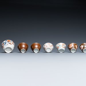 Een collectie Chinees famille rose theegoed, Yongzheng/Qianlong — foto 10