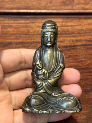 Een collectie Chinese en Sino-Tibetaanse bronzen sculpturen en scrollgewichten, Qing — foto 13