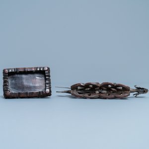 Een collectie Chinese zilveren miniaturen, 19e eeuw — foto 7