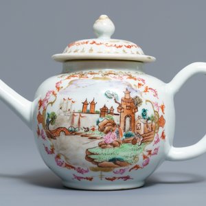 Een collectie divers Chinees famille rose export porselein, Qianlong — foto 2