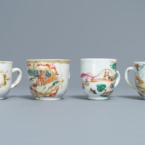 Een collectie divers Chinees famille rose export porselein, Qianlong — foto 5