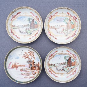 Een collectie divers Chinees famille rose export porselein, Qianlong — foto 9