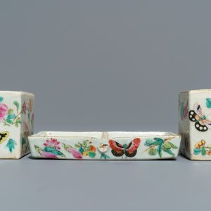Een collectie divers Chinees famille rose porselein, 19/20e eeuw — foto 8
