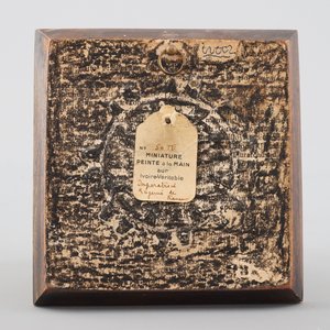 Een collectie van 10 geschilderde miniaturen op ivoor, 19/20e eeuw — foto 12