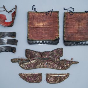 Een deel van een Japans kostuum van een samoerai, Edo, 18e eeuw — foto 10