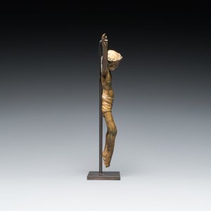 Een deels vuurvergulde bronzen corpus, wellicht Frankrijk, 15/16e eeuw — foto 2