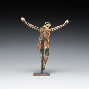 Een deels vuurvergulde bronzen corpus, wellicht Frankrijk, 15/16e eeuw — foto 3