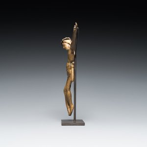 Een deels vuurvergulde bronzen corpus, wellicht Frankrijk, 15/16e eeuw — foto 4