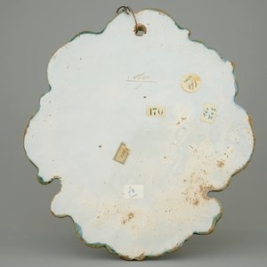 Een Delfts aardewerken plaquette met een boeket, 18e eeuw — foto 2