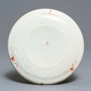 Een Delfts doré chinoiserie bord, begin 18e eeuw — foto 2