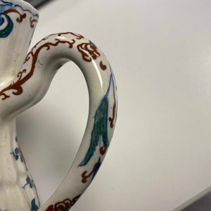 Een Delfts kasjmier palet olie-en-azijnstel, 1e kwart 18e eeuw — foto 16