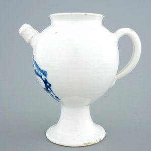 Een Delftse blauw-witte siroopkan "S. Mirthinis", 18e eeuw — foto 6