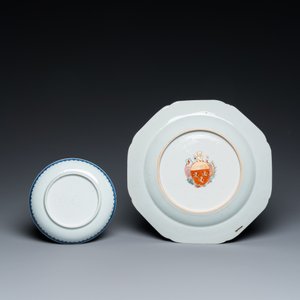Een diverse collectie Chinees export porselein, Qianlong — foto 3
