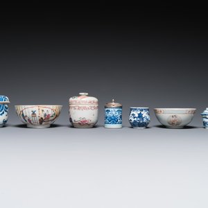 Een diverse collectie Chinees porselein, Kangxi en later — foto 6