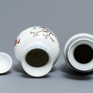 Een diverse collectie Chinees porselein, Qing en Republiek, 19/20e eeuw — foto 7