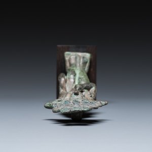 Een Egyptische bronzen sculptuur van Horus, Saïtische periode — foto 5