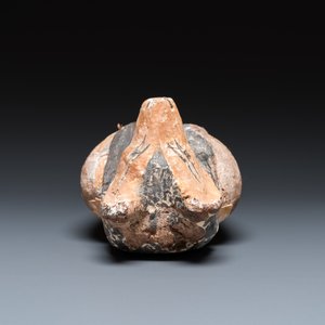 Een Egyptische stucco beschilderde houten Anubis sculptuur, Nieuwe Rijk — foto 7