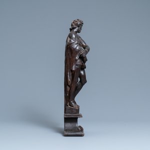 Een eikenhouten 'Ecce Homo' figuur, ca. 1600 — foto 3