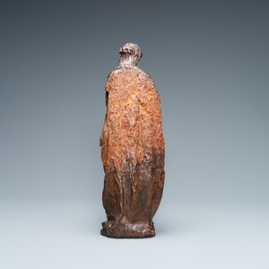 Een eikenhouten figuur van Christus op de koude steen, Vlaanderen, 16e eeuw — foto 4