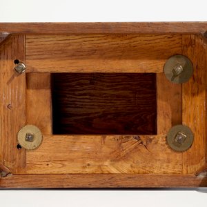 Een Empire pendule in acajou en vuurverguld brons, Frankrijk, 19e eeuw — foto 9