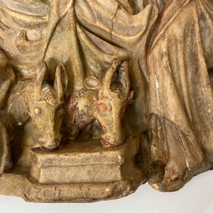 Een Engels albasten reliëf met 'De aanbidding der koningen', Nottingham, 15e eeuw — foto 35