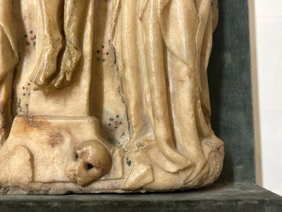 Een Engels albasten reliëf met 'De kruisiging', Nottingham, 15e eeuw — foto 16