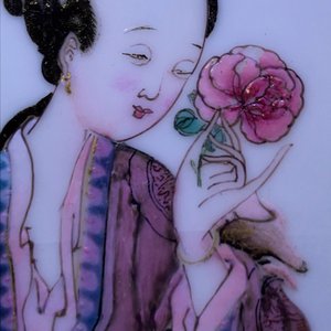 Een fijn Chinees famille rose 'ruby back' eierschaal bord, Yongzheng — foto 8