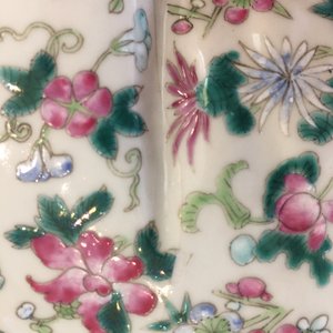 Een fijn en groot Chinees famille rose model van Boeddha, 19/20e eeuw — foto 18