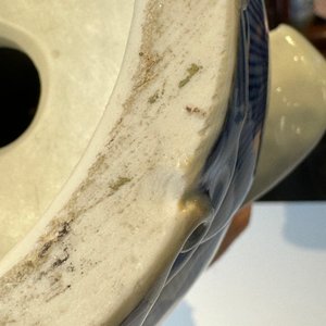 Een fijne Chinese blauw-witte Boddhisattva, Xue Chang Sen 薛長森 zegelmerk, Republiek — foto 23