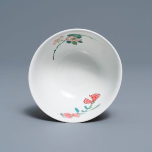 Een fijne Chinese famille rose kop en schotel met floraal decor, Yongzheng — foto 6