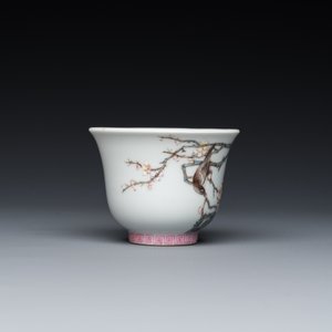 Een fijne Chinese famille rose kop, Qing Shen Xuan 清慎軒 merk, 19e eeuw — foto 5