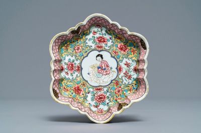 Een fijne Chinese famille rose pattipan, Yongzheng