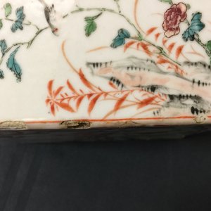 Een fijne Chinese famille rose theebus met deksel, Qianlong, 18th C. — foto 8