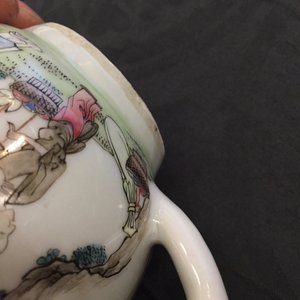 Een fijne Chinese famille rose theepot met bijhorend melkkannetje, Yongzheng — foto 14